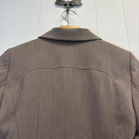 The Limited Womens Y2K Classic Sophisticated Blazer Size 2 Brown Minimalist NWT - Picture 10 of 10